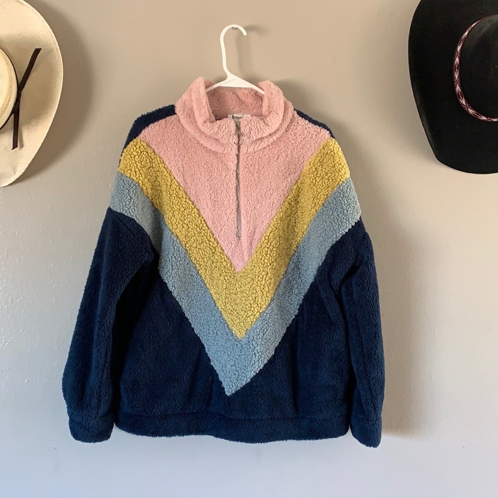 &Merci quarter zip